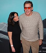 Gloria Krass and Sascha Hehn bei der "RODENSTOCK Eye Wear Show" am 24.01.2019 im Isarforum (©Foto: Martin Schmitz)